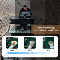 Alimentation LED étanche IP67 en aluminium 4-en-1 à tension constante, dimmable Triac DALI pour éclairage LED extérieur humide