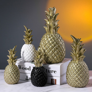 Stile scandinavo in resina di ananas artigianato arredi morbidi per la decorazione della casa per il soggiorno Desktop o ingresso - Product Image 3