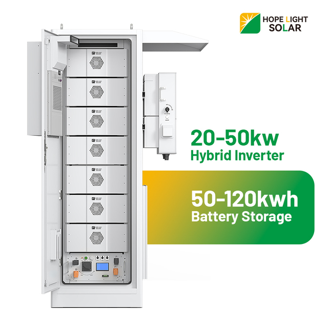 All-in-One Outdoor ESS Cabinet 80kwh 100kwh 120kwh Commercial Outdoor Solar Energy Storage Cabinet