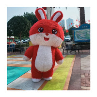 Mascotte personnalisée de lapin pour Halloween, anime, carnaval