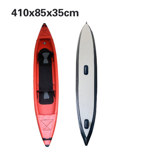 Kayak Inflable Doble para <span class=keywords><strong>Pesca</strong></span> y Recreación al Aire Libre, con Bomba <span class=keywords><strong>de</strong></span> Aire y Remos, Esencial para Aventuras - Product Image 5