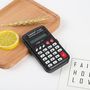 Taksun Ts328a Electronic Calculator 8 Digit Flip Type Portable Student Use Black - Product Image 2