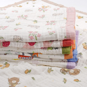 Manta de Gasa para Bebé Kim Ryan, 110x110 cm, Seis Capas de Algodón Puro, Suave Envoltura para Bebés - Product Image 2