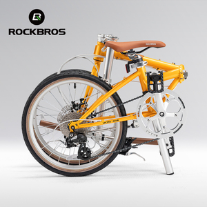 Xe đạp gấp ROCKBROS, xe đạp gấp di động 20 inch, 8 tốc độ, khung thép Cromoly chất lượng cao, xe đạp gấp mini - Product Image 2
