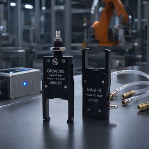 Cilindro Neumático de Agarre Paralelo Mini-A/B/C/E de Aleación de Aluminio para Automatización de Robots de Moldeo por Inyección - Product Image 2