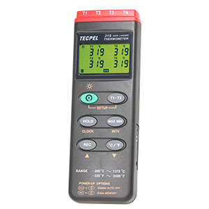 เครื่องบันทึกข้อมูลดิจิตอลแบบสี่ช่องสัญญาณ DTM-319 พร้อมจอ LCD แบบ USB ความละเอียดอุณหภูมิ 0.1 องศาเซลเซียส รับประกัน 1 ปี - Product Image 2