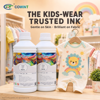 Encre blanche DTF pigmentée Cowint pour impression textile par transfert thermique, haute densité, fluide, anti-colmatage, durée de vie 1 an