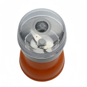 Molinillo de café y <span class=keywords><strong>grano</strong></span> <span class=keywords><strong>el</strong></span>éctrico y manual portátil de acero inoxidable con base de plástico, cuchillas de acero inoxidable y cuerpo de taza - Product Image 3