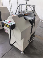 Fenêtre porte upvc pvc profil v machine de découpe upvc fenêtre V encoche machine de découpe scie