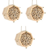Colmena de abejas china hecha a mano, colmena de abeja de madera Natural recubierta con cera para resistente al agua y larga vida útil