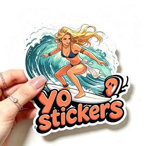 Paquete de Pegatinas de Vinilo PVC Autoadhesivas, Impresas con UV, Resistentes al Agua, con Corte <span class=keywords><strong>Kiss</strong></span> Cut, Hojas de Pegatinas con Logotipo, Etiquetas Adhesivas para Empaque - Product Image 4