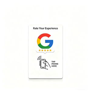 Tarjeta NFC para Reseñas de <span class=keywords><strong>Google</strong></span>, Reutilizable, <span class=keywords><strong>Funciona</strong></span> con Todos los Teléfonos, Herramienta de Retroalimentación sin Contacto - Product Image 2