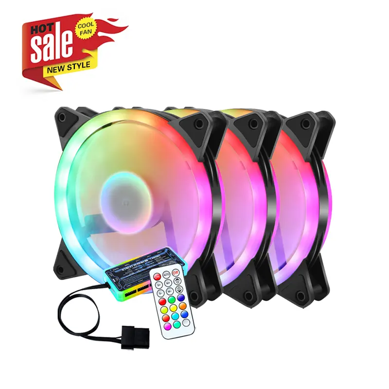 Fan Rgb Remote RGB FAN 120mm PC Computer Cooling Fan Rgb With RF Remote Control Speed Led Case Fan Factory Price