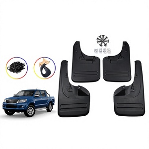 Guardabarros para Toyota VIGO 05-15 Hilux 2WD 4WD, Negros, de PP/PVC, Deflectores de Neumáticos, Accesorios para Auto - Product Image 5