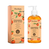 Gel Douche OCEAURA Nettoyant en Profondeur Rafraîchissant Anti-Odeurs au Kaki 100ml