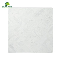 Nouvelle table compacte en HPL pour extérieur, plateau 70x70cm, imperméable et anti-rayures, surface de table de jardin pour restaurant, horeca, café