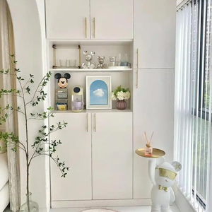 Gabinete de lavandería de aluminio impermeable armario de altura de techo despensa balcón personalizado - Product Image 4