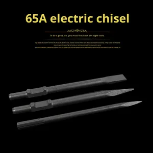 बहु-विनिर्देश स्टील इलेक्ट्रिक पिकअप कुल्हाड़ी चिसल हेक्सागोनल इंगित फ्लैट चिजेल वर्ग 65a पांच छेद ड्रिल बिट 17*280 मिमी diy - Product Image 6