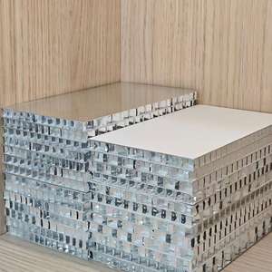 アルミハニカムコア複合パネル内装壁クラッド装飾Alu合金スキンサプライヤー - Product Image 1