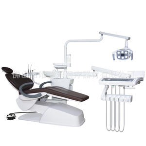 <b>Dental</b> Treatment Machine and Microfiber Pad Comfortable <b>Dental</b> <b>Chair</b> with Table for Optimal Care - Product Image 1