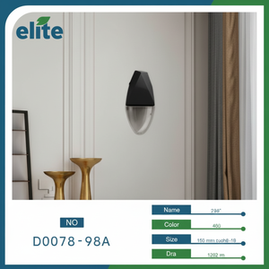 Moderna lampada da parete dorata per la decorazione della casa 220V caldo bianco CCT quadrato acrilico paralume per scala esterna Hotel di illuminazione Custom in metallo - Product Image 1
