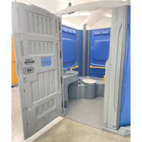 Toilettes mobiles de chantier de construction de maisons portables de toilettes préfabriquées pour personnes handicapées