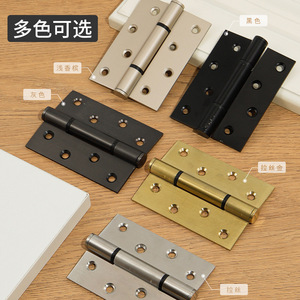 Stainless Steel Hinge 4 Inch 5 Inch 180 Degree Bearing Door Window Hinge Brushed Black Gray Champagne Gold Minimalist Design - Product Image 1