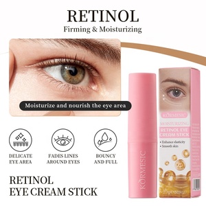 KORMESIC Crema Reparadora Orgánica para Ojos Oscuros, Antiarrugas, Eliminación Instantánea de Bolsas en los Ojos, Iluminadora, Reafirmante, Barra de Crema para Ojos con Retinol - Product Image 4