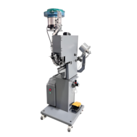 Machine à riveter automatique QIFENG QF-989HS-1 pour la fixation des crochets de lacets de chaussures de randonnée et de travail