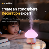 Hxtc88 chambre entière bureau à domicile purificateur d'air rechargeable à ultrasons Portable Mini petit champignon Led veilleuse lampe humidificateur