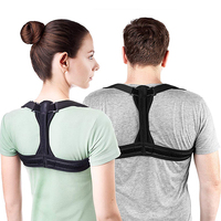 Correcteur orthopédique professionnel avec soutien lombaire croisé réglable ceinture de clavicule correcteur de Posture arrière
