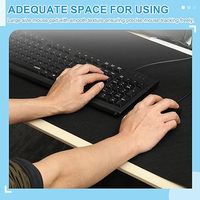 Grand tapis de bureau moderne en feutre écologique, antidérapant, pour souris, clavier, ordinateur portable, jeux et maison