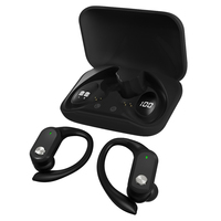 Vente en gros OWS Écouteurs BTS à conduction osseuse Alimenté par LED Affichage de la puissance réelle Oreille Suspendue TWS Casque sans suppression de bruit