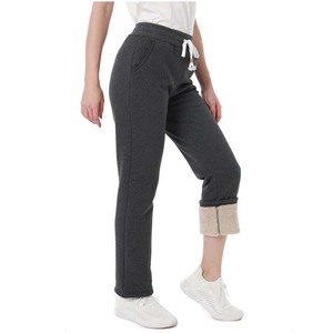 <strong>Women's</strong> Winter Pants Thicken Warm Sherpa <strong>Lined</strong> Sweatpants <strong>Fleece</strong> Joggers Athlete Sportswear Plus Size Female <strong>Trousers</strong> - Product Image 4
