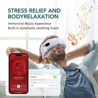 Drahtloses Heißkompressions-Augen massage gerät Musik gesteuerte Luftdruck-und Heiz vibration Wirksam zur Reduzierung der Augen belastung