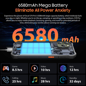 Oscal S70 Pro 5G Android 12 6.1 inch điện thoại thông minh 13MP gồ ghề không thấm nước di động thương hiệu mới ban đầu 4GB + 64GB NFC LTE các tính năng - Product Image 6