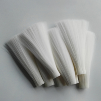 Überlegenes Nylon faser glänzendes Haar Lebendiger falscher Bucktail für künstliches Fliegen fischen Köder Binde material Künstliche Insekten Faux Bait
