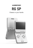 Nouvelle console de jeu portable ANBERNIC RG SP Flip avec écran de 3,4 pouces, lecteur de jeux portable Linux, prise en charge du Wi-Fi, console de jeux rétro