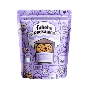 Pochette support étanche à l'humidité imprimée sur mesure emballage en plastique pour sushis sacs d'aliments pour animaux de compagnie pour biscuits et collations sac en mylar scellé à fermeture à glissière - Product Image 1