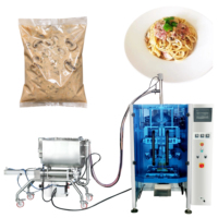 Machine d'emballage automatique de sauces liquides avec réservoir de mélange pour sauces crémeuses aux champignons, sauces tomates, sauces pâtes, sauces chili et miel