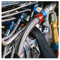 Raccords en aluminium AN4, AN6, AN8, AN10, AN12 et AN16 et kits de flexibles de carburant tressés en acier inoxydable pour modifications automobiles