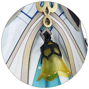 Honkai: Star Rail personaje Firefly Cosplay vestido azul Cosplay disfraz Mujer con guantes collar de tocado - Product Image 5