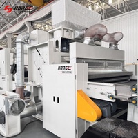 Machine automatique HONGYI HYQL-260 pour la fabrication de feutre à partir de fibres de polyester non tissées, capacité de 600 kg/h, certifiée CE/ISO9001