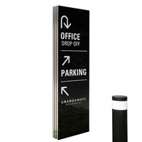 Panneau publicitaire LED lumineux double face personnalisé pour centre commercial et entrée de centre de vente au détail, panneau de monument, panneau pylon