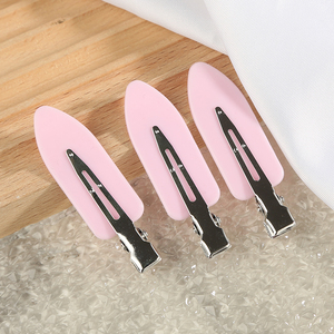 Meilleures ventes : Pinces à <span class=keywords><strong>cheveux</strong></span> plates colorées sans pli ni trace, pour coiffure et maquillage, pour filles - Product Image 4