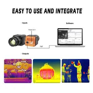 Compatible con GenICam GigE <span class=keywords><strong>Vision</strong></span> 640X512 50fps Detectores no refrigerados de óxido de vanadio de alta sensibilidad Cámara infrarroja LWIR radiométrica - Product Image 5