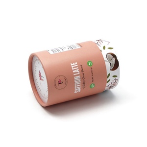 Envase de Cartón Biodegradable para Alimentos con Impresión Digital, Tubo Cilíndrico con Tapa de Aluminio - Product Image 3