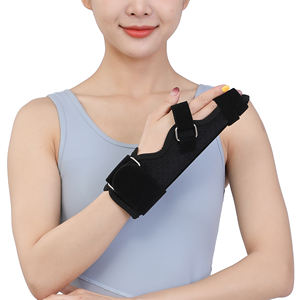 Attelle de poignet réglable en aluminium pleine main 2 doigts Déclencheur de fracture Support de doigt Attelle de doigt Pinky Garde de paume Fitness Sécurité - Product Image 4