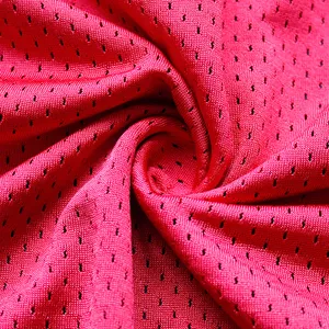 Tessuto a rete in maglia di poliestere 100% per tessuto sportivo per indumenti