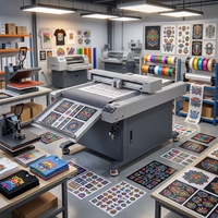 Plotter de Corte Plano de Doble Corte DMAIS D1, Plotter de Corte para Cajas de Cartón, Etiquetas y Pegatinas, Máquina de Corte de Vinilo